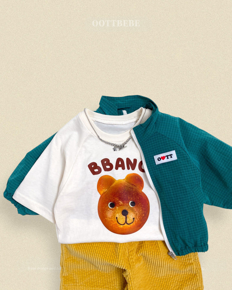 【PRE-ODER〆8.9(sun)】12.Bread Raglan T-Shirt – Kids | oottbebe