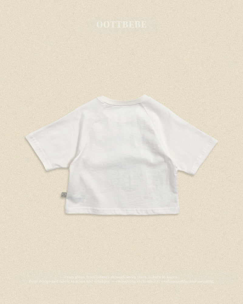 【PRE-ODER〆8.9(sun)】12.Bread Raglan T-Shirt – Kids | oottbebe