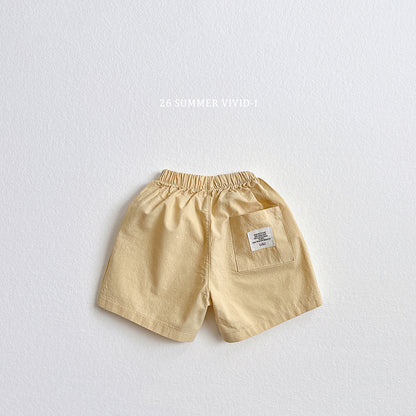 【PREORDER受付終了、ご希望はお問い合わせください。】19.Label Linen Cotton Shorts