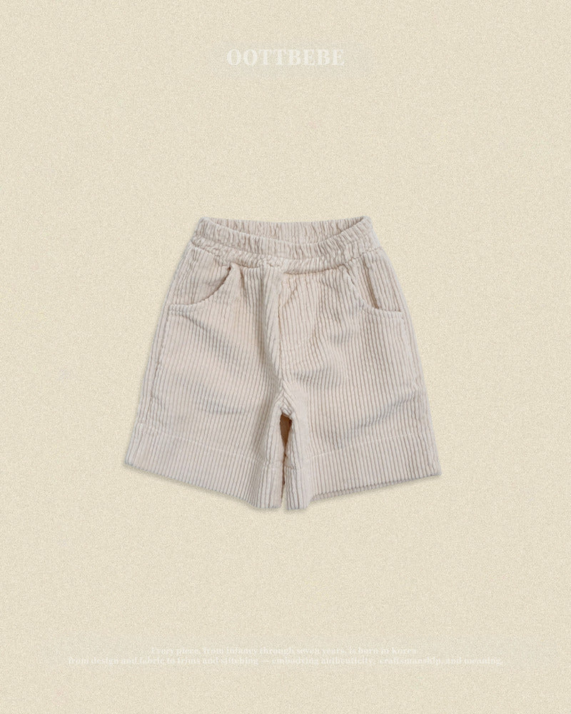 【PRE-ODER〆8.9(sun)】50.Big Corduroy Pants – 6/10 Length | oottbebe