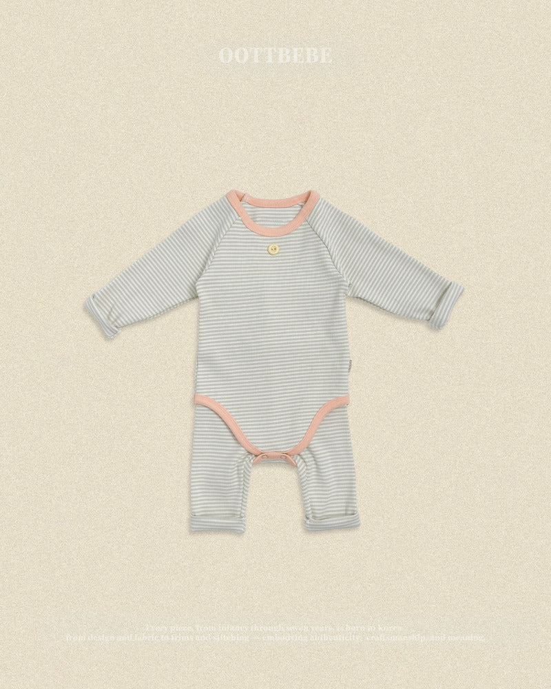 【PRE-ODER〆8.9(sun)】22.(Bebe) Vanilla Latte Romper | oottbebe