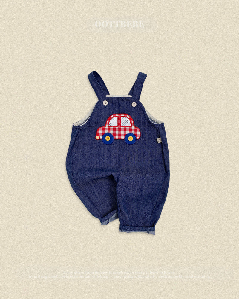 【PRE-ODER〆8.9(sun)】46.Vroom Vroom Denim Overalls | oottbebe