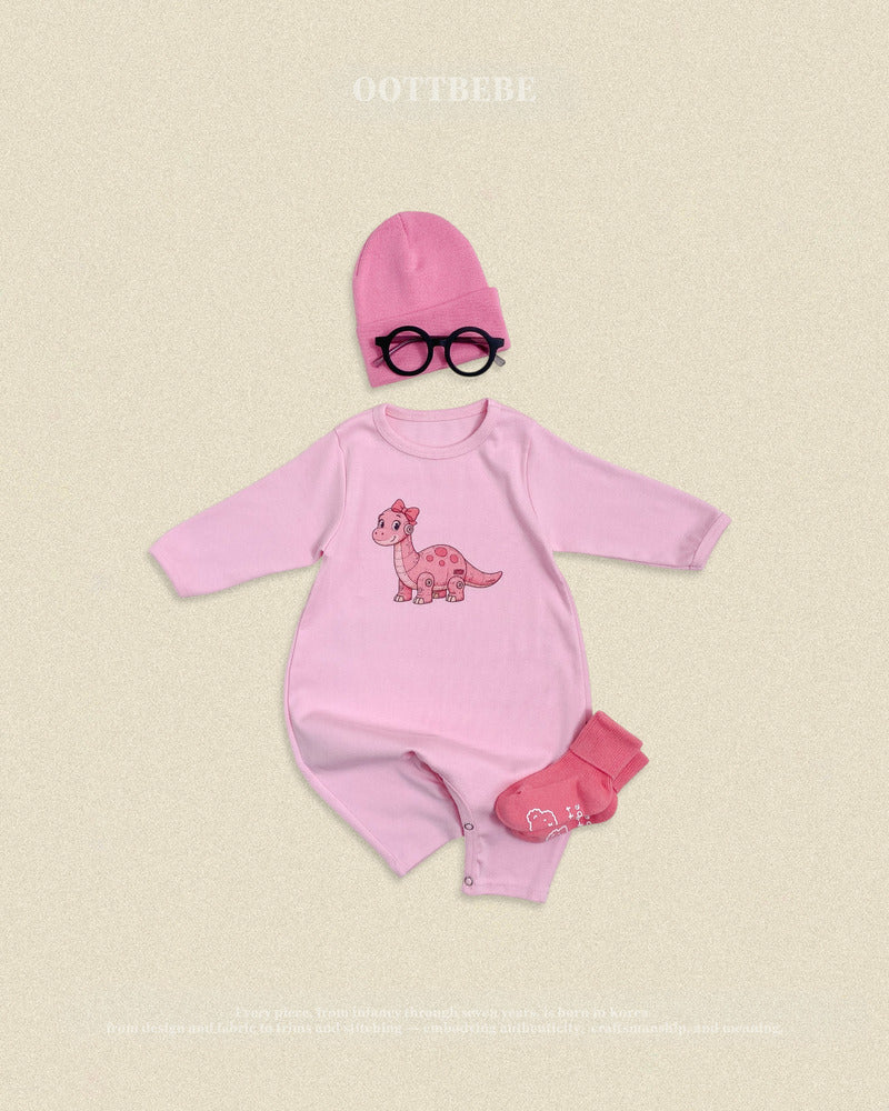【PRE-ODER〆8.9(sun)】30.(Bebe) Robot Dinosaur Full-Length Romper | oottbebe