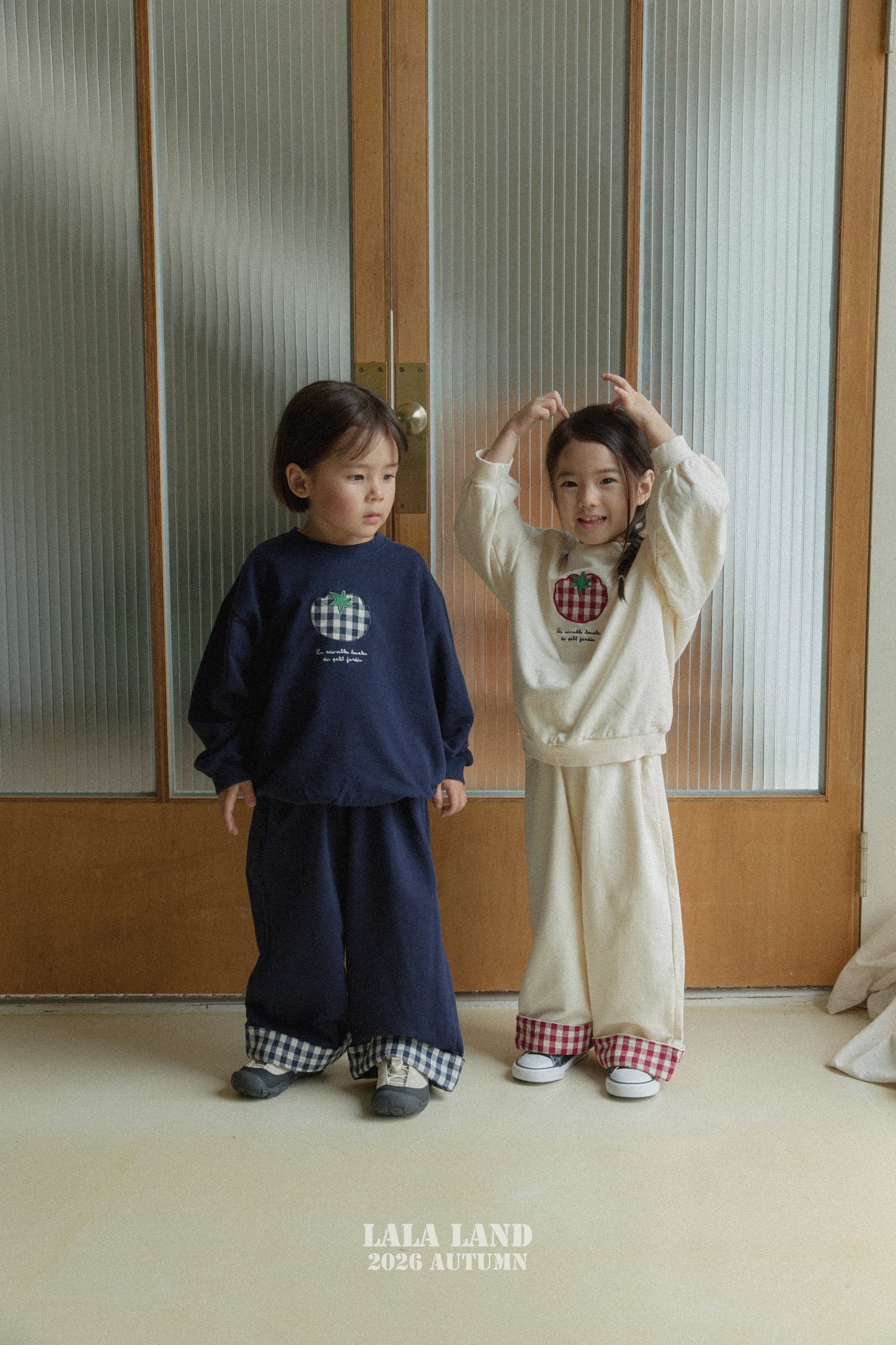 【PRE-ODER〆8.9(sun)】17.Check Contrast Pants | lalaland