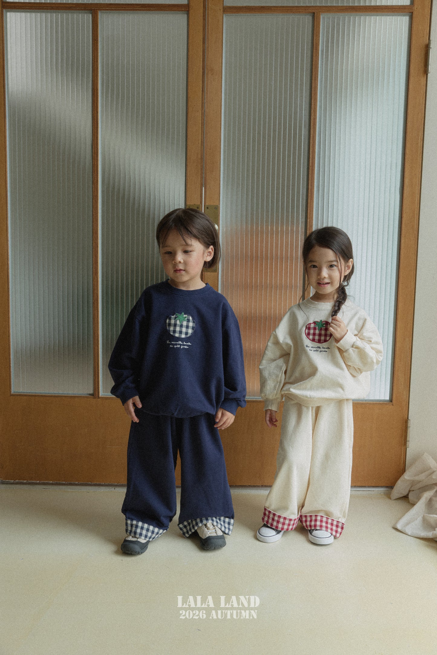【PRE-ODER〆8.9(sun)】17.Check Contrast Pants | lalaland
