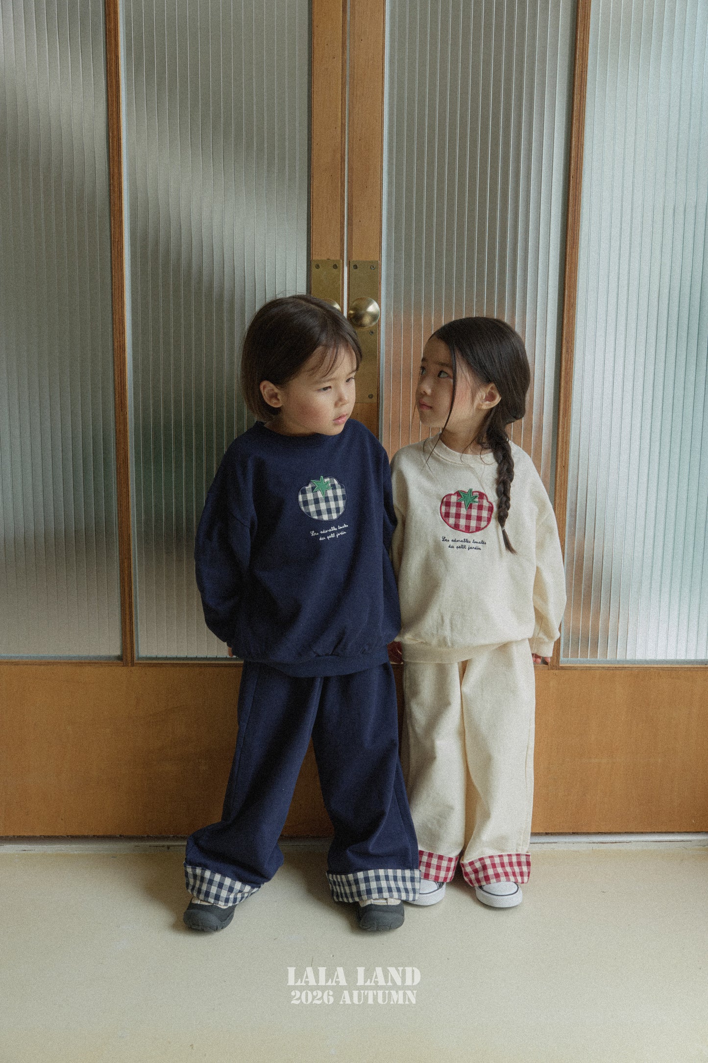 【PRE-ODER〆8.9(sun)】17.Check Contrast Pants | lalaland