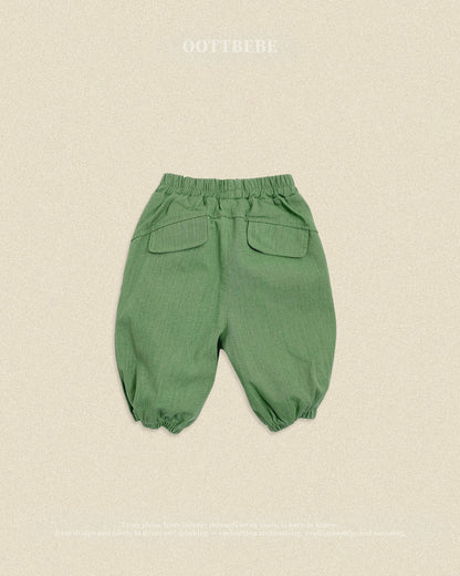 【秋のPRE-ODER 5%OFF】44.Hip Slub Pants | oottbebe