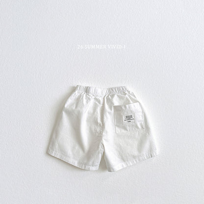 【PREORDER受付終了、ご希望はお問い合わせください。】19.Label Linen Cotton Shorts