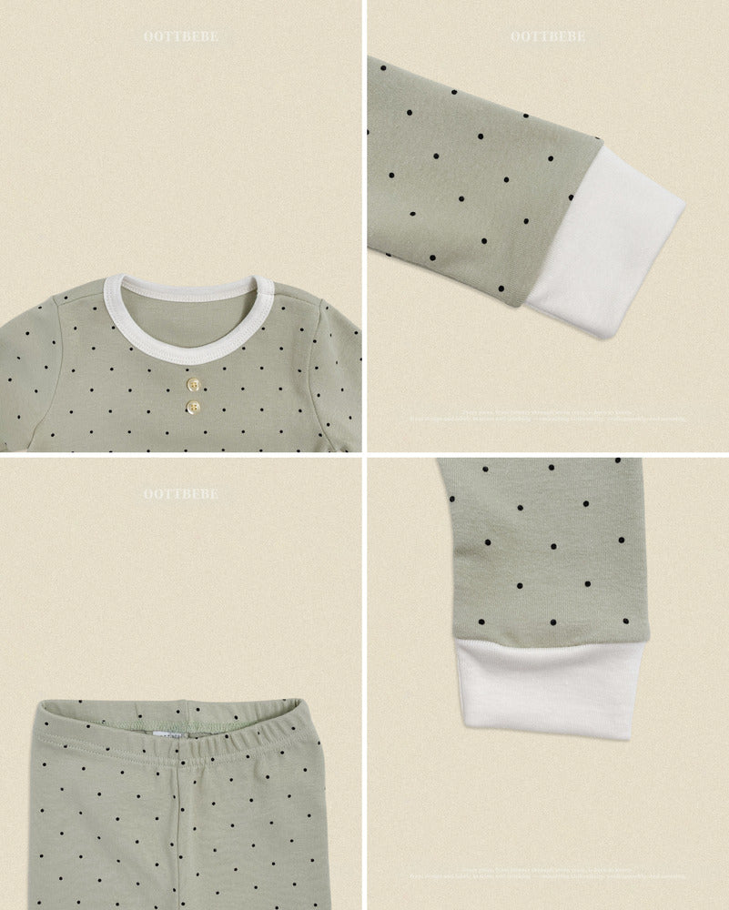 【PRE-ODER〆8.9(sun)】27.Chouchou Dot Loungewear | oottbebe