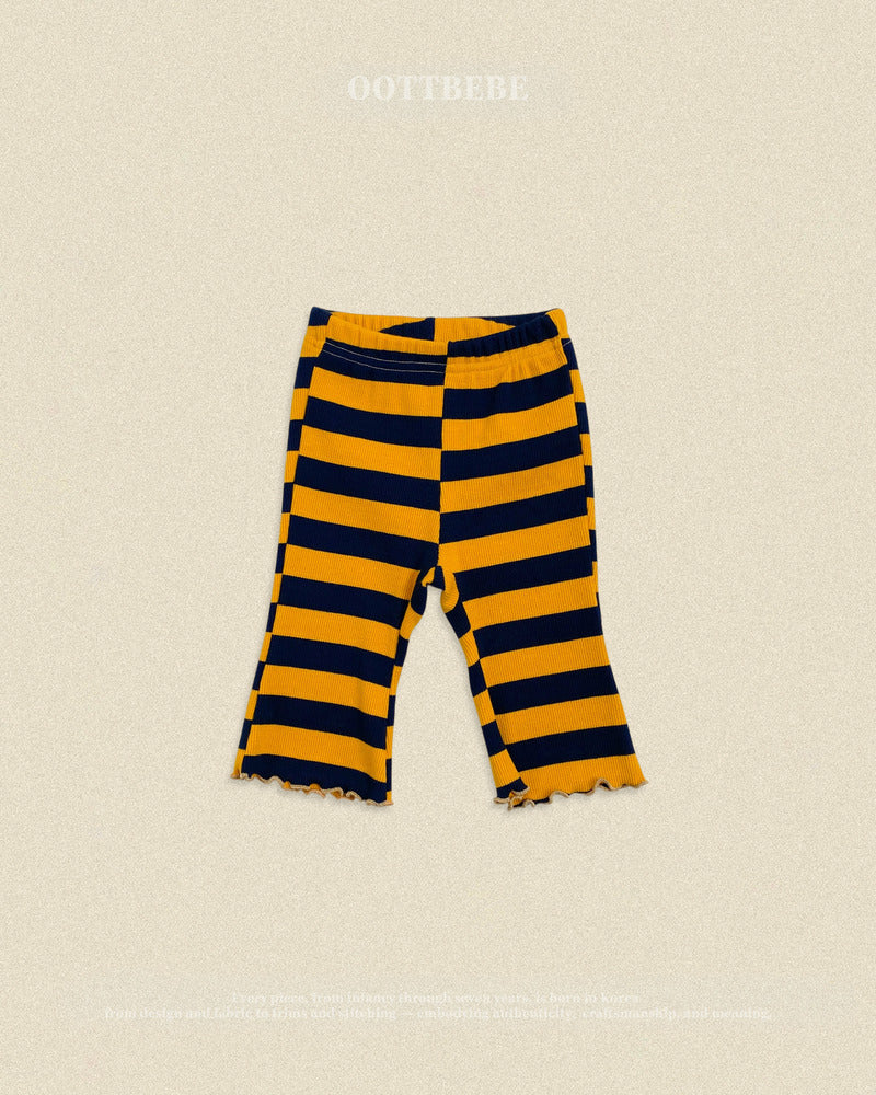 【PRE-ODER〆8.9(sun)】42.Kitsch Pop Ribbed Bootcut Pants | oottbebe