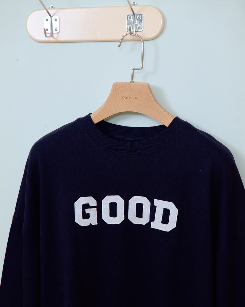 【PRE-ODER〆8.9(sun)】01.GOOD Sweatshirt – Adult | oottbebe