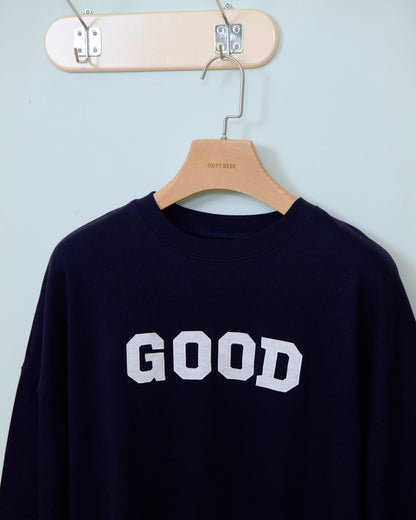 【秋のPRE-ODER 5%OFF】01.GOOD Sweatshirt – Adult | oottbebe