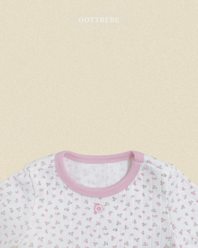 【PRE-ODER〆8.9(sun)】24.Coco Flower Loungewear | oottbebe
