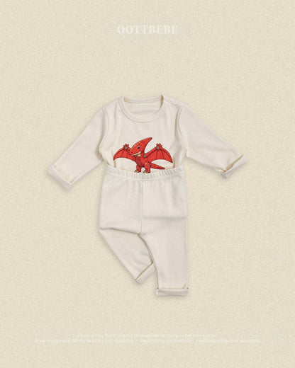 【秋のPRE-ODER 5%OFF】29.Robot Dinosaur Loungewear | oottbebe