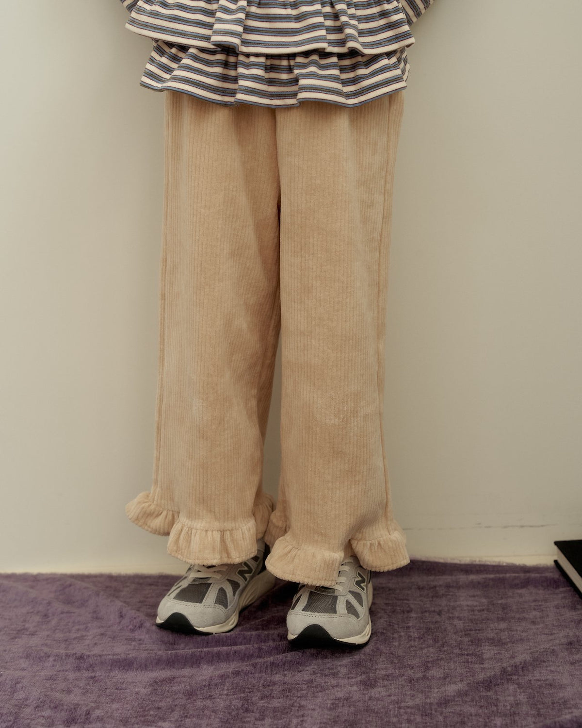 ［momoann］roa frill pants