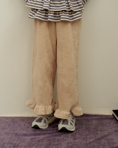 ［momoann］roa frill pants