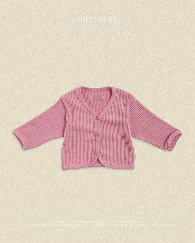 【PRE-ODER〆8.9(sun)】38.Haribo Ribbed Cardigan | oottbebe