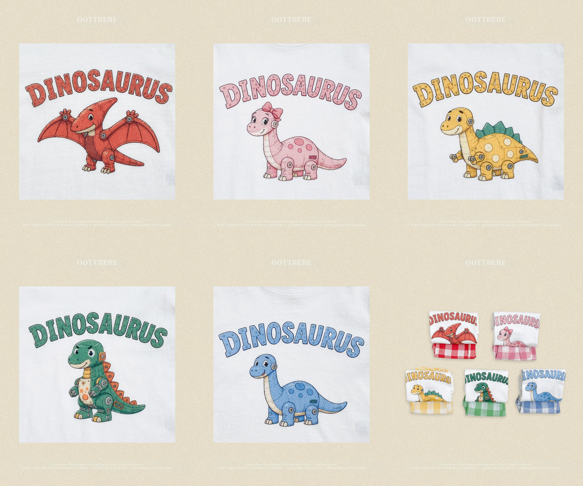 【PRE-ODER〆8.9(sun)】16.(Special Edition) Robot Dinosaur Top & Bottom Set | oottbebe