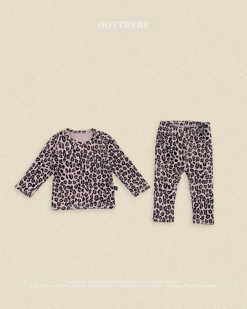 【PRE-ODER〆8.9(sun)】33.Little Leopard Loungewear | oottbebe