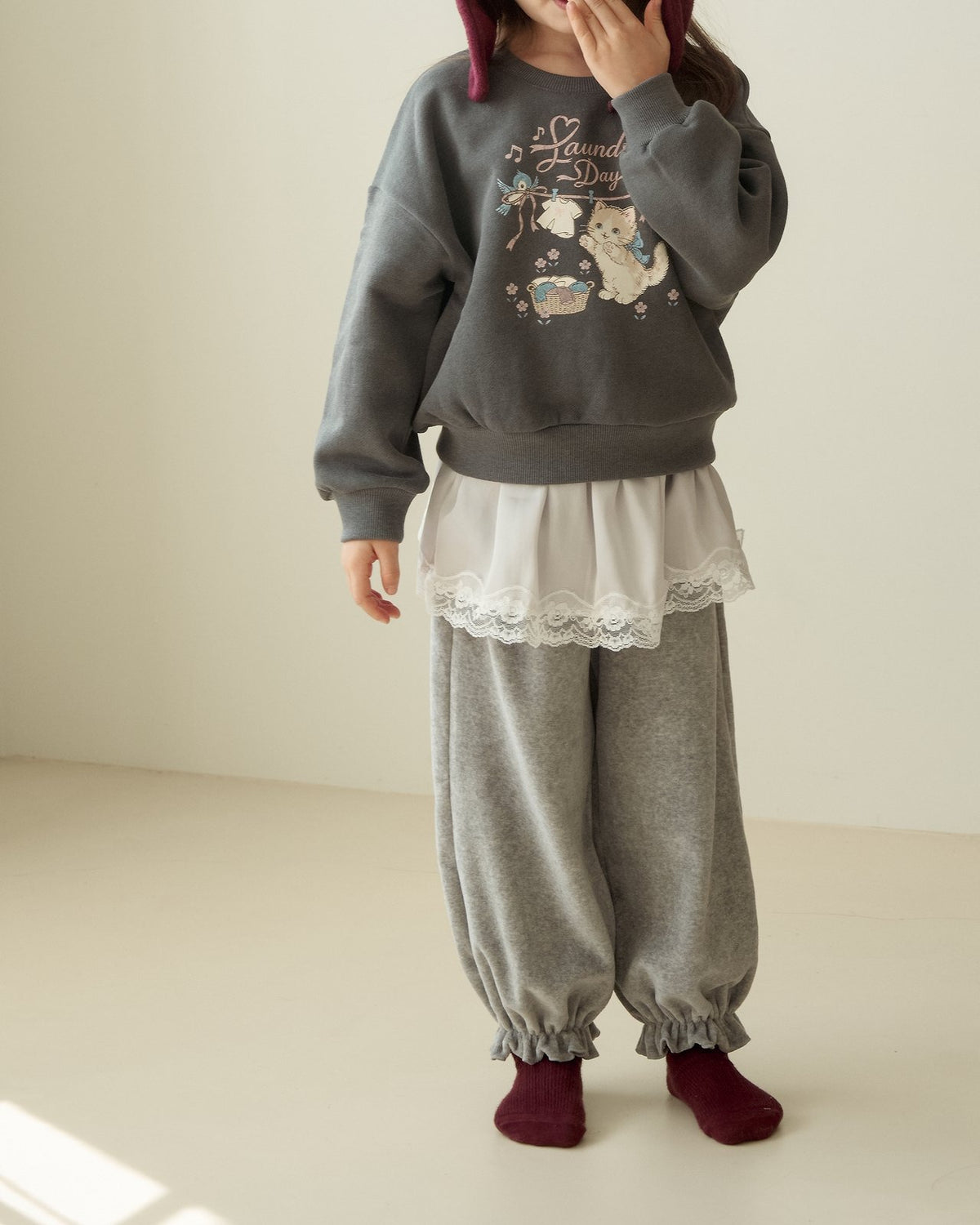 ［momoann］satin jogger (adult)