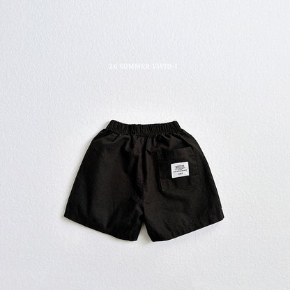 【PREORDER受付終了、ご希望はお問い合わせください。】19.Label Linen Cotton Shorts