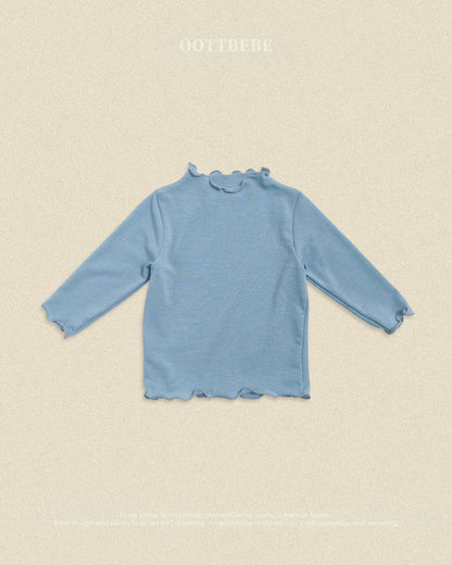 【秋のPRE-ODER 5%OFF】40.Pastel Frill T-Shirt | oottbebe