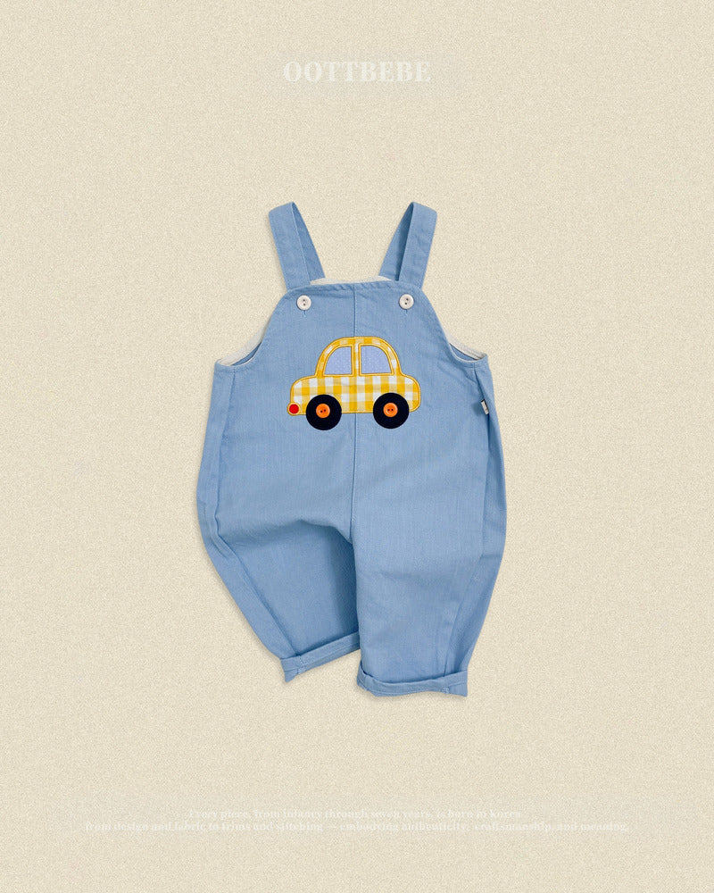【PRE-ODER〆8.9(sun)】46.Vroom Vroom Denim Overalls | oottbebe