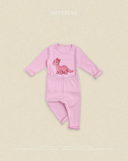 【秋のPRE-ODER 5%OFF】29.Robot Dinosaur Loungewear | oottbebe