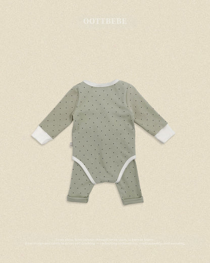 【秋のPRE-ODER 5%OFF】28.(Bebe) Chouchou Dot Romper | oottbebe