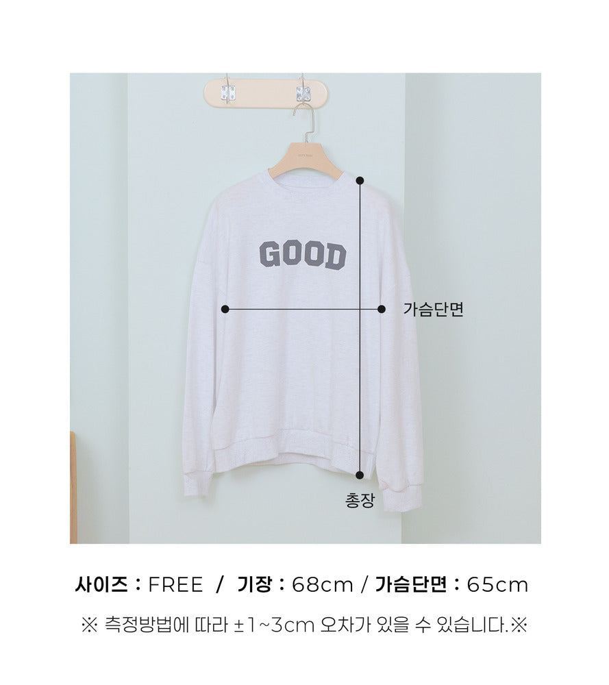 【PRE-ODER〆8.9(sun)】01.GOOD Sweatshirt – Adult | oottbebe