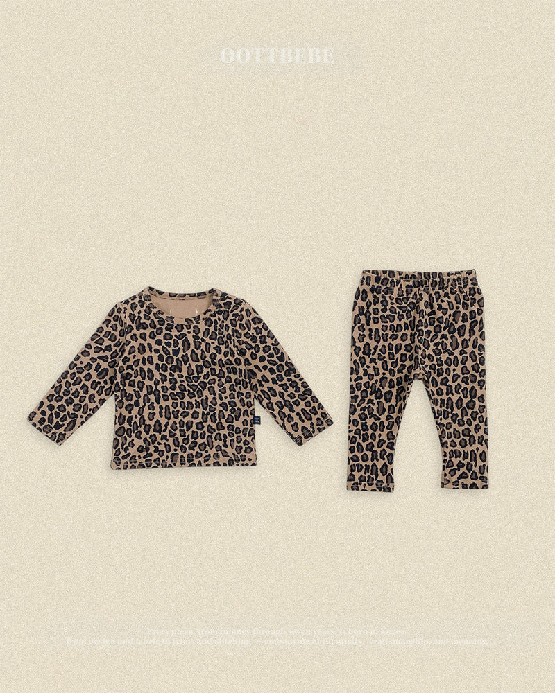 【PRE-ODER〆8.9(sun)】33.Little Leopard Loungewear | oottbebe