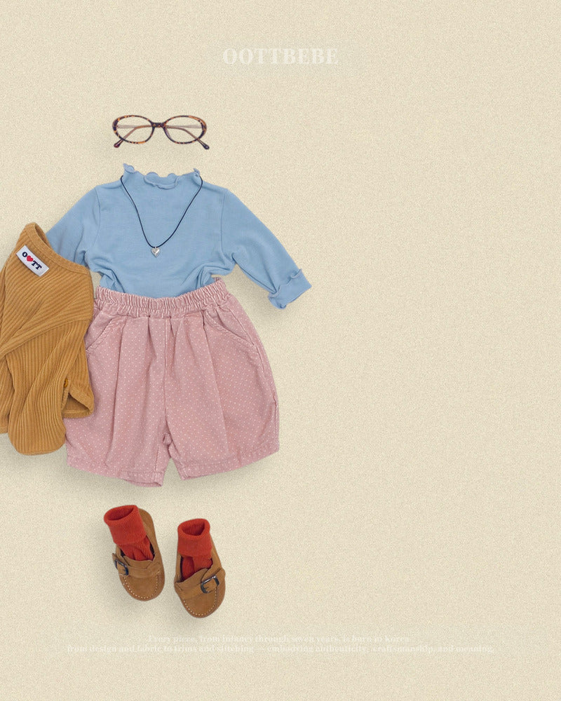 【PRE-ODER〆8.9(sun)】45.Petit Dot Pumpkin Pants – 6/10 Length | oottbebe
