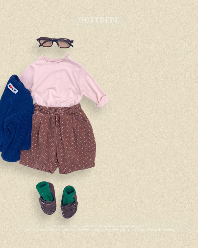 【PRE-ODER〆8.9(sun)】45.Petit Dot Pumpkin Pants – 6/10 Length | oottbebe