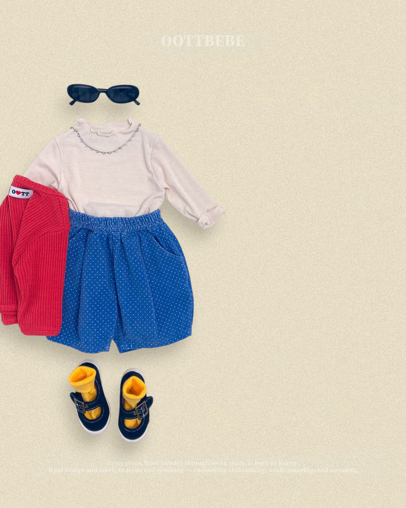 【PRE-ODER〆8.9(sun)】45.Petit Dot Pumpkin Pants – 6/10 Length | oottbebe