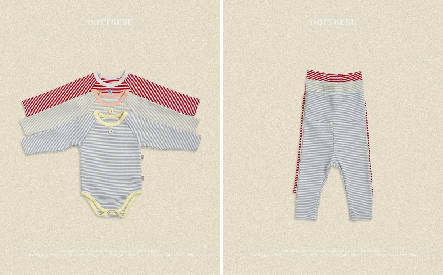 【PRE-ODER〆8.9(sun)】22.(Bebe) Vanilla Latte Romper | oottbebe