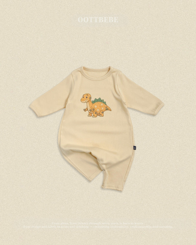 【PRE-ODER〆8.9(sun)】30.(Bebe) Robot Dinosaur Full-Length Romper | oottbebe