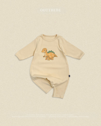 【秋のPRE-ODER 5%OFF】30.(Bebe) Robot Dinosaur Full-Length Romper | oottbebe