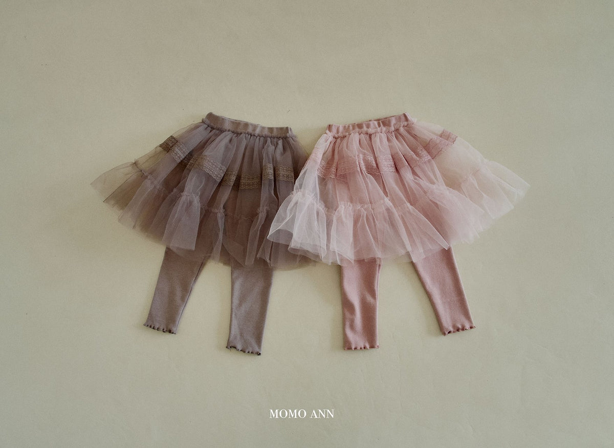 ［momoann］sha skirt leggings