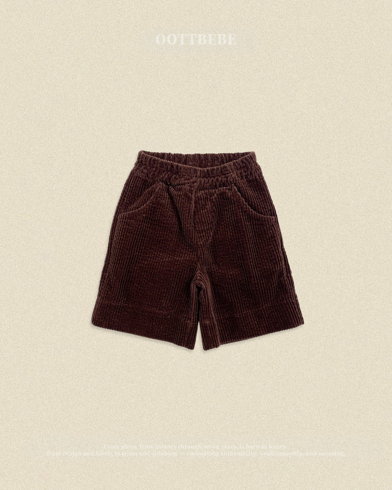 【PRE-ODER〆8.9(sun)】50.Big Corduroy Pants – 6/10 Length | oottbebe