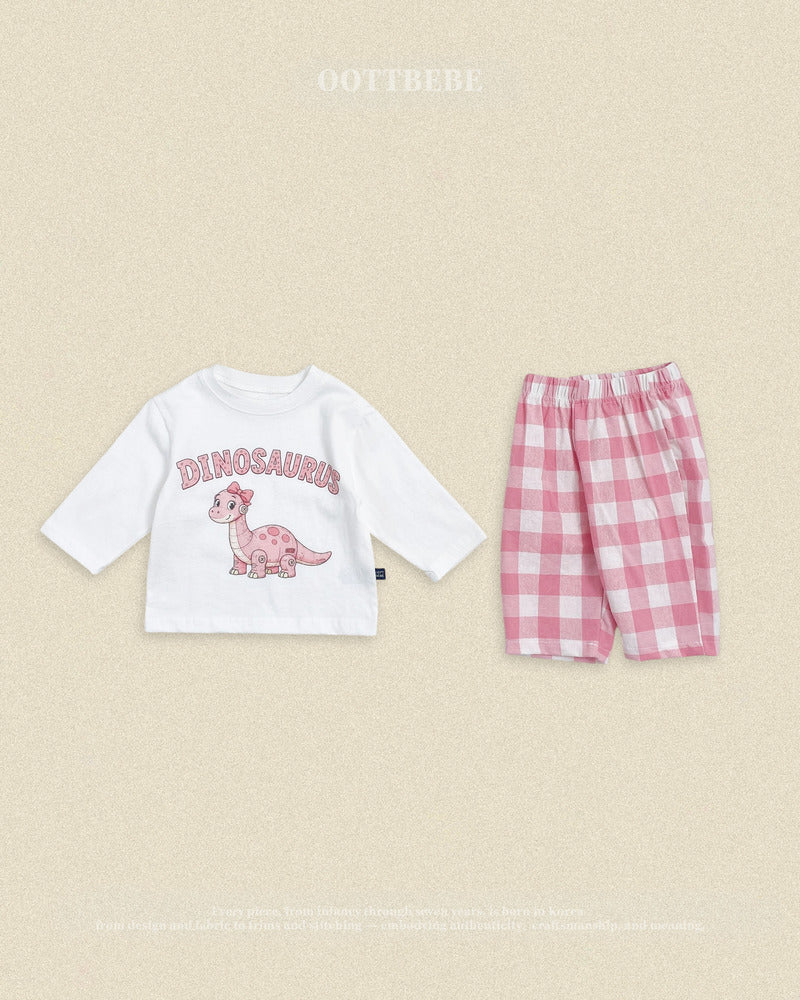 【PRE-ODER〆8.9(sun)】16.(Special Edition) Robot Dinosaur Top & Bottom Set | oottbebe