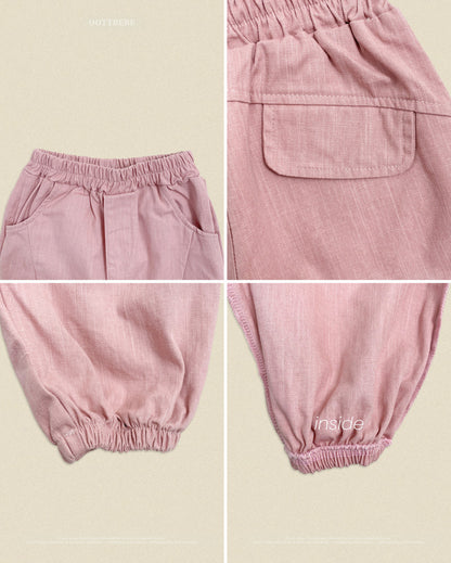 【秋のPRE-ODER 5%OFF】44.Hip Slub Pants | oottbebe