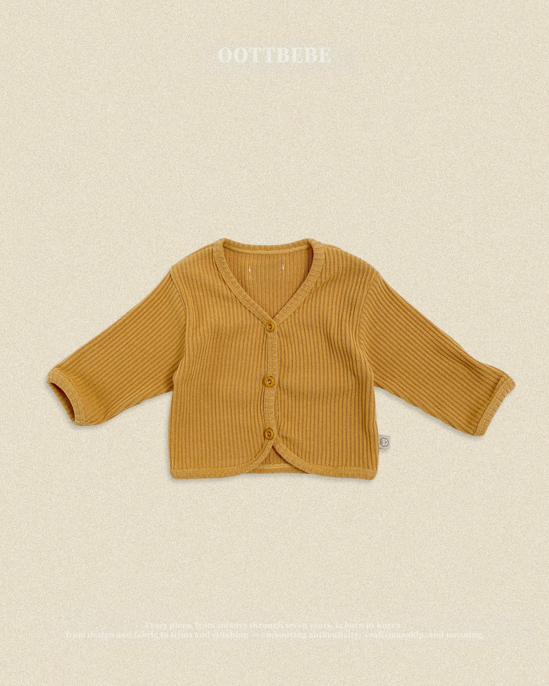 【PRE-ODER〆8.9(sun)】38.Haribo Ribbed Cardigan | oottbebe