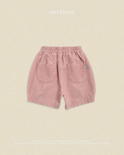 【秋のPRE-ODER 5%OFF】45.Petit Dot Pumpkin Pants – 6/10 Length | oottbebe