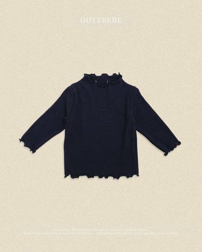 【秋のPRE-ODER 5%OFF】40.Pastel Frill T-Shirt | oottbebe