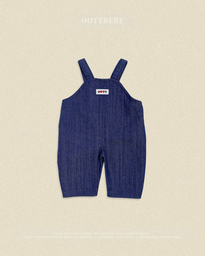 【PRE-ODER〆8.9(sun)】46.Vroom Vroom Denim Overalls | oottbebe