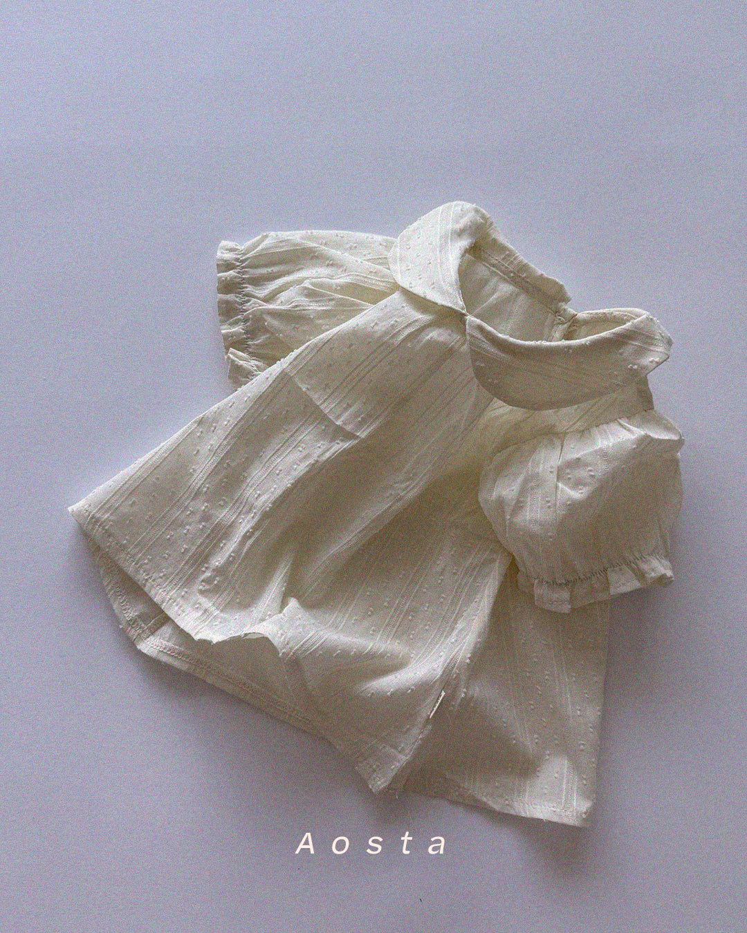 【PREORDER受付終了、ご希望はお問い合わせください。】61.Collar Blouse