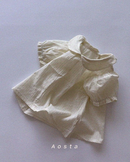 【PREORDER受付終了、ご希望はお問い合わせください。】61.Collar Blouse