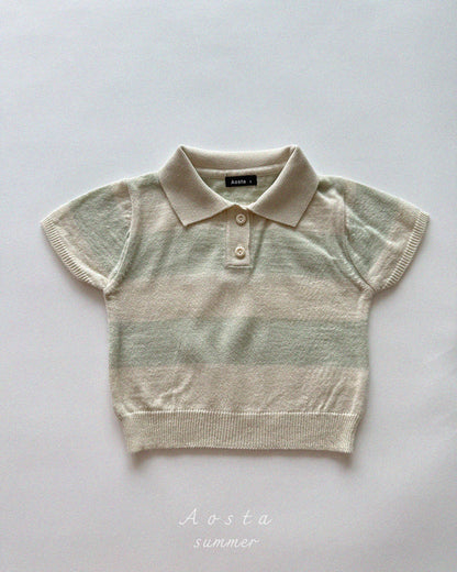 【PREORDER受付終了、ご希望はお問い合わせください。】22.Knit Collar T