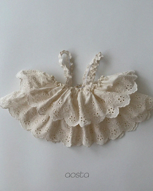 【秋のPRE-ODER 5%OFF】23.Lace cancan Blouse