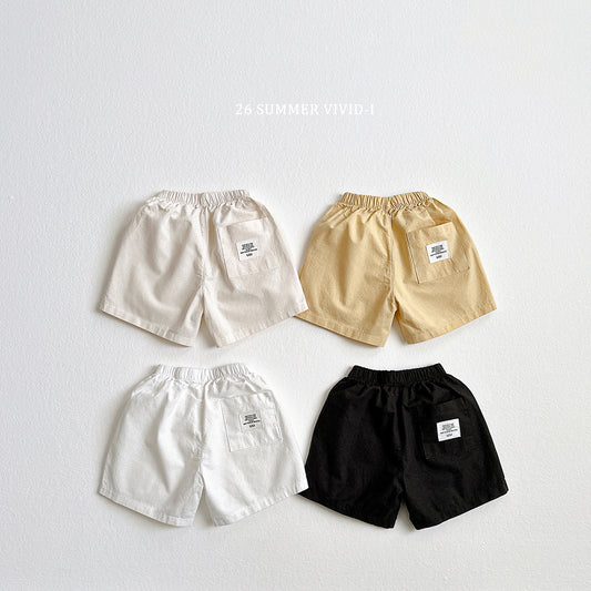 【PREORDER受付終了、ご希望はお問い合わせください。】19.Label Linen Cotton Shorts